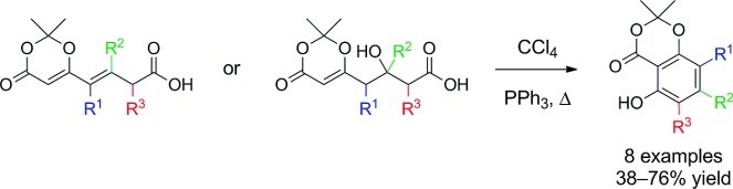 Functionalized γ-Resorcylates from Dioxinone Derivatives